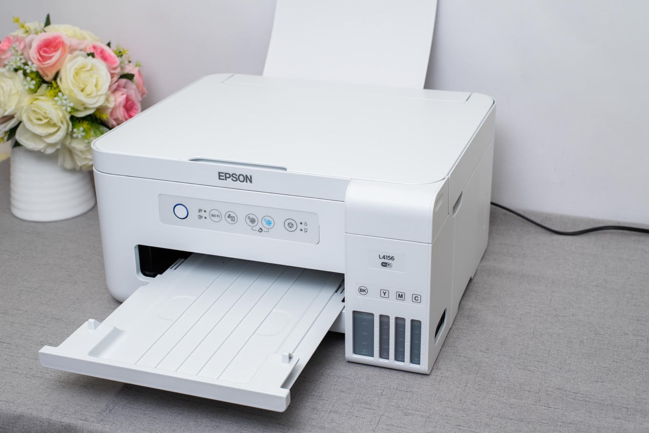 爱普生l4156打印白纸,爱普生l4156wifi怎么打印