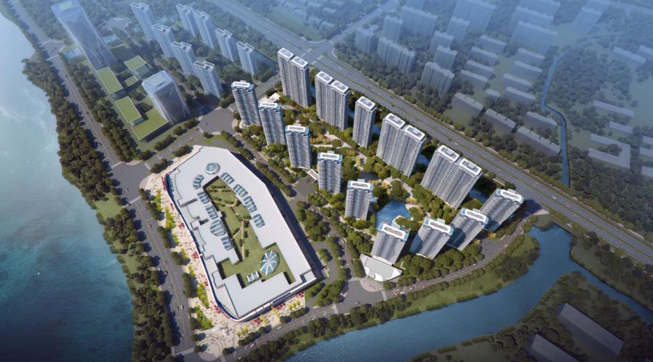 舟山新城万达星海湾效果图,万达星海湾重塑舟山的未来构想