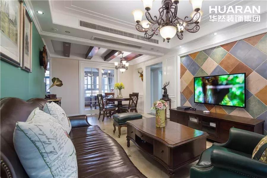 深圳美式装修风格实景案例,合肥宝利丰广场美式风格