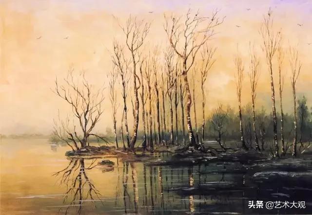 俄罗斯风景油画四大名家,俄罗斯古典风景油画欣赏图片