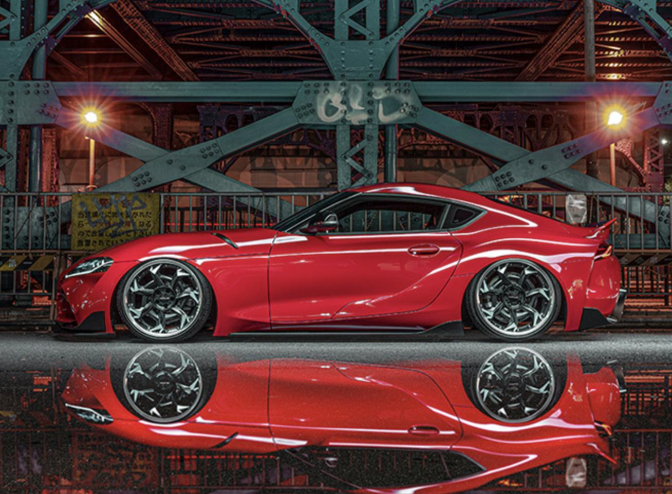 丰田跑车supra爆改,丰田轿跑supra改装