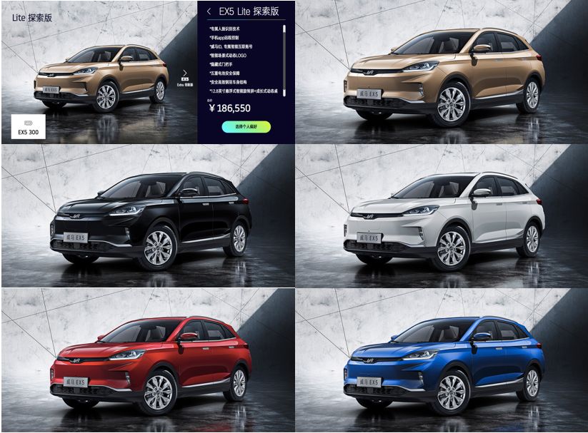 威马ex5新能源汽车外观视频,新款威马ex5上市智能驾驶靠谱吗