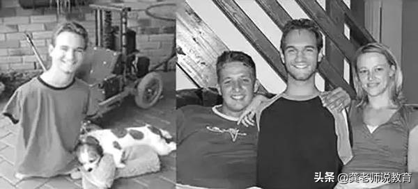 没有四肢的生命斗士,他没有腿但他却能坚强地站起来