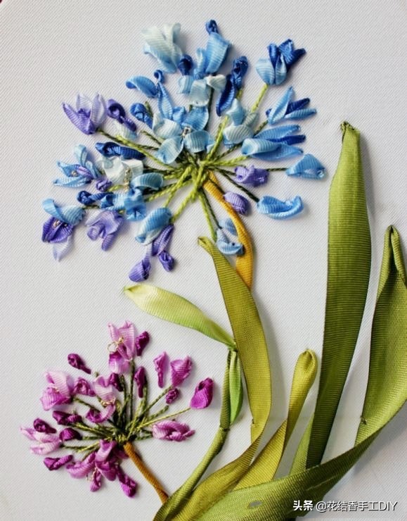 丝带绣基本针法,丝带绣绣法大全教程