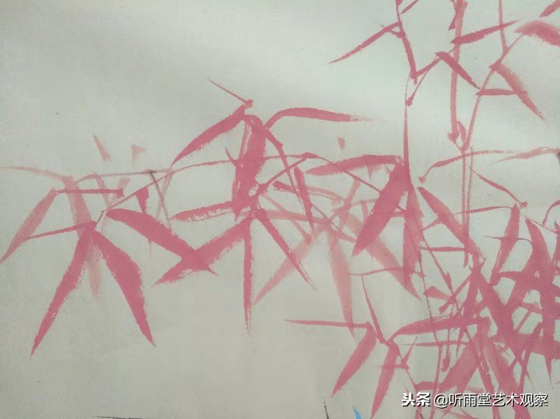 军旅画家兰晓龙《双清图》：一丛新竹，几茎兰草！