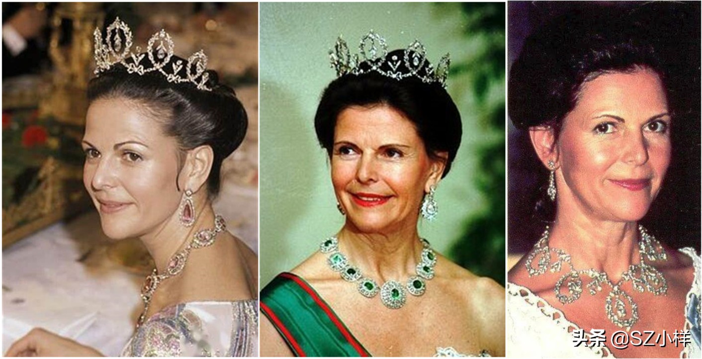 欧洲各国王室珠宝富贵逼人,瑞典王室丹麦王室珠宝