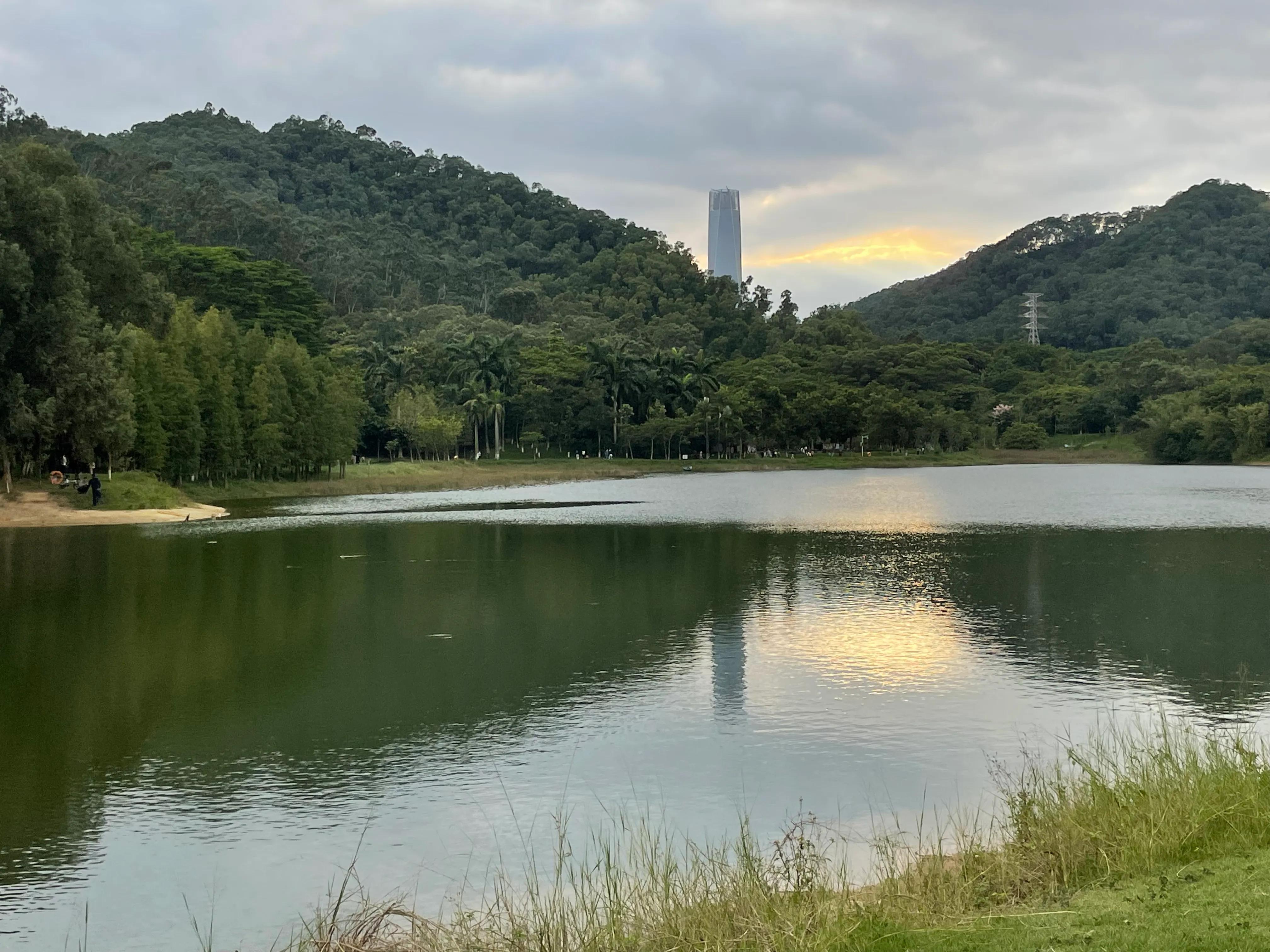 东莞旗峰公园爬山打卡,东莞人的公园