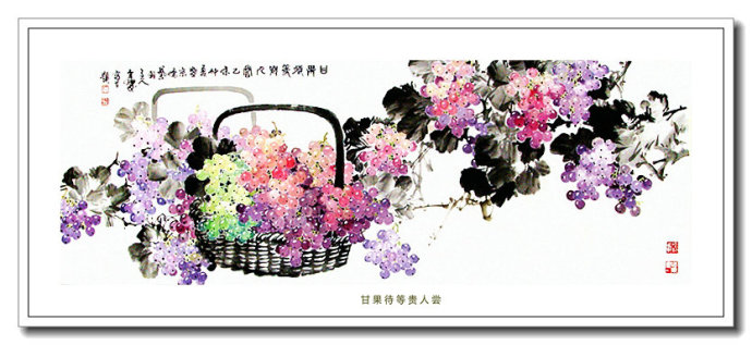 富贵气息的花鸟画,皇家富贵的花鸟画