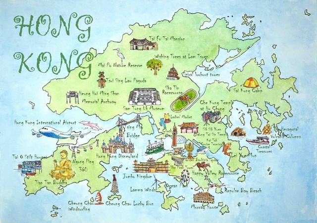 60分钟画好一幅地图,画一张手绘地图