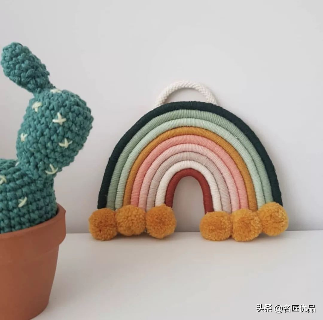 自己在家做家用装饰,diy手工挂毯教程