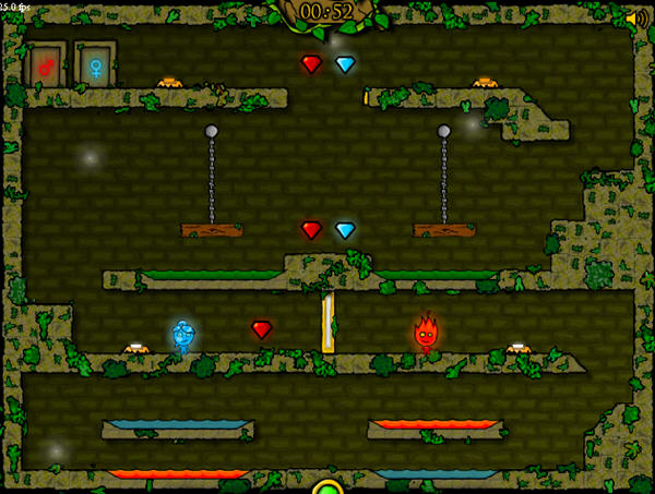 森林冰火人小游戏100关,森林冰火人小游戏双人免费试玩