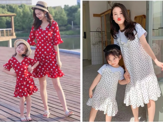 亲子装一家三口高级感亲子照,亲子穿搭技巧视频教程