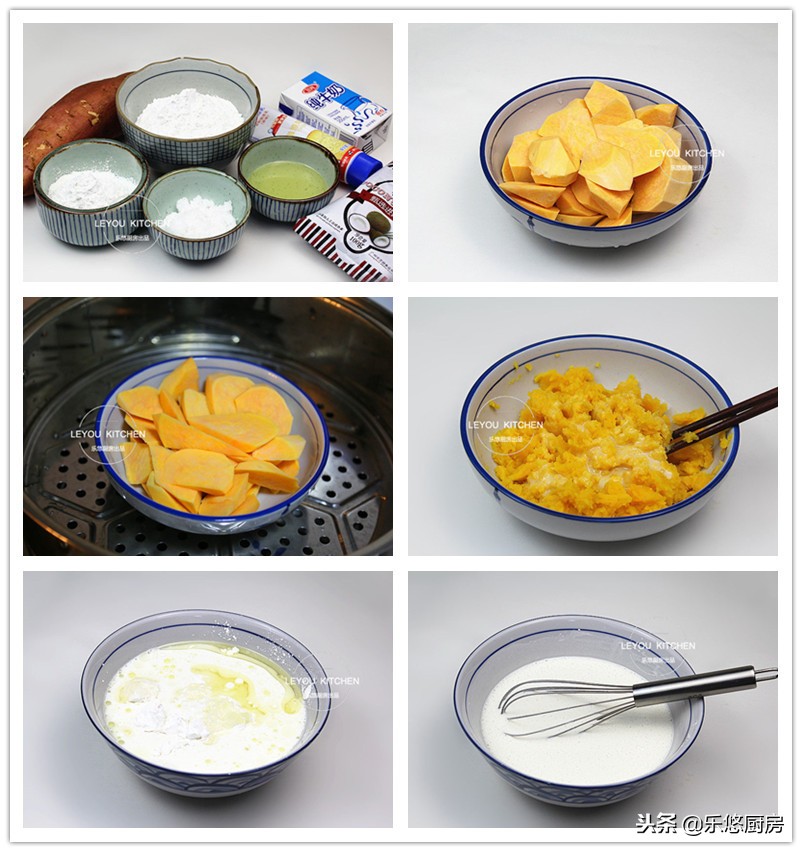 10种糯米粉做法，是主食也是点心，软软糯糯，几天不吃就会想