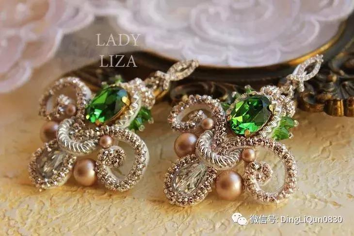 珍珠手工串珠教程,串珠教程简单优雅的s型珍珠耳坠