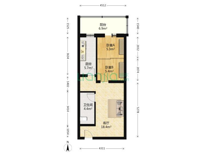 北京老破小一居变两居,80平老房爆改逆袭成200平