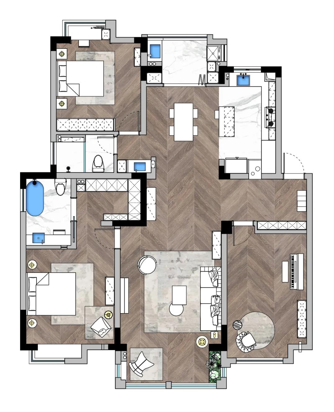 不同半包价格能装出什么样的家？拿了14套案例给你们参考，收藏吧