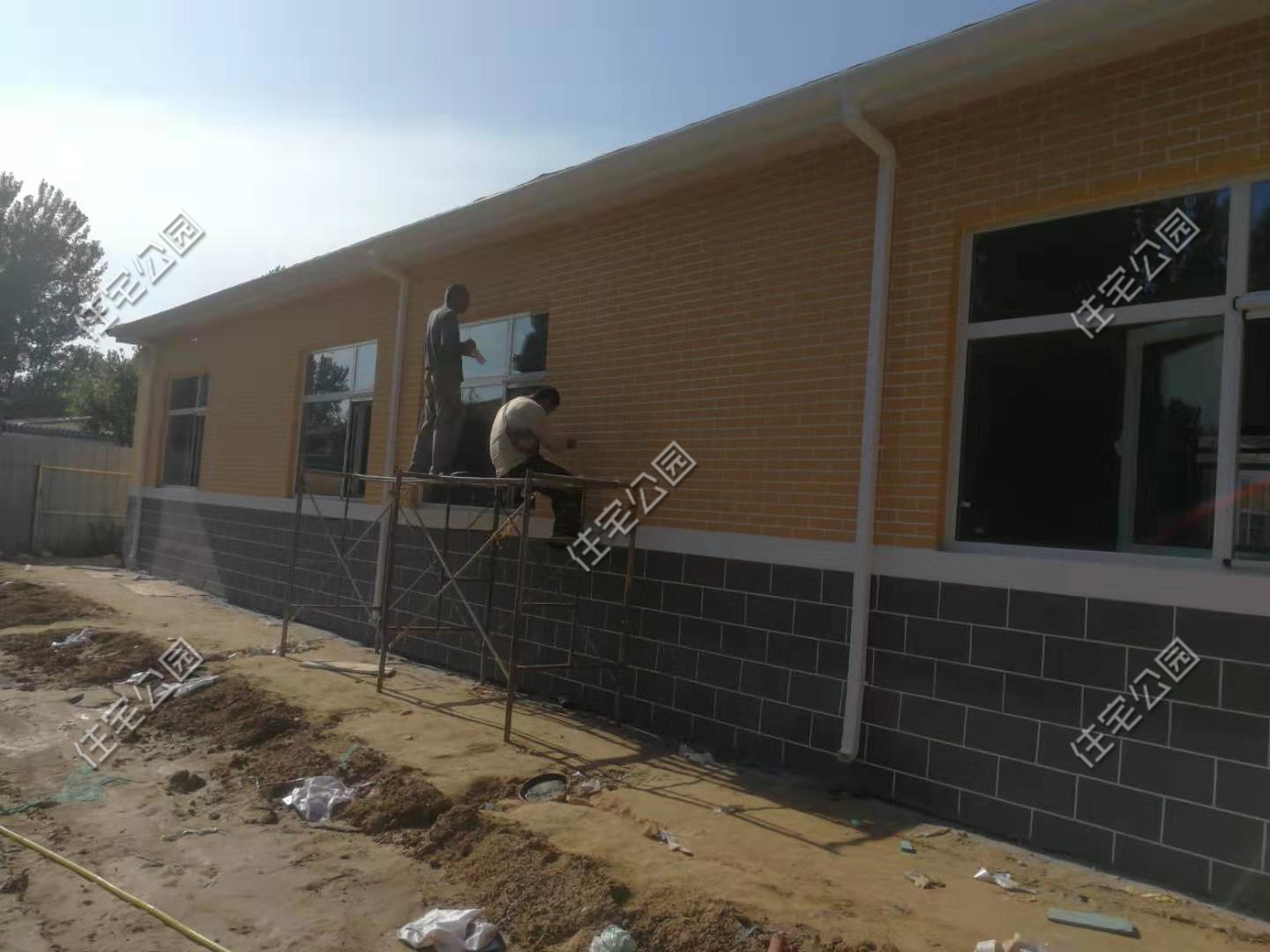 农村一层钢结构建造全过程,钢框架结构楼房建造