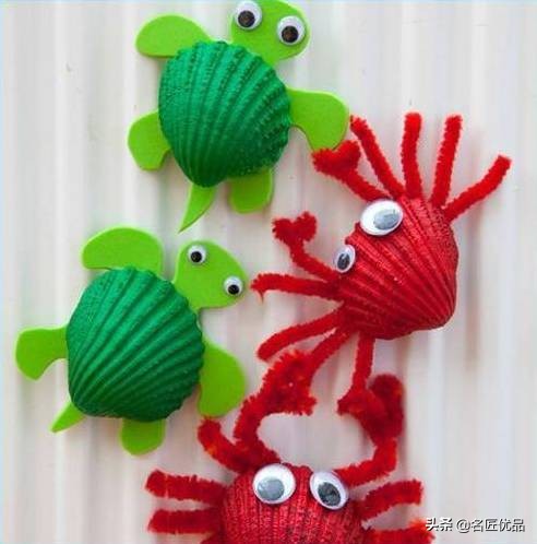 100种贝壳玩法图解,幼儿体智能贝壳的玩法