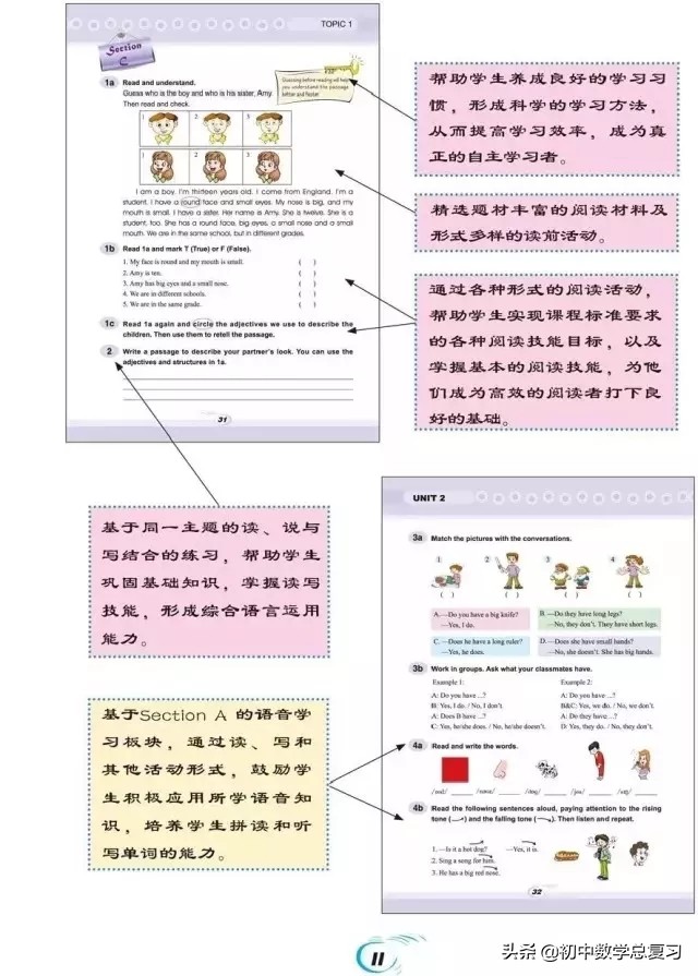 仁爱英语七下第一课预习笔记,仁爱英语七年级上册新教材目录