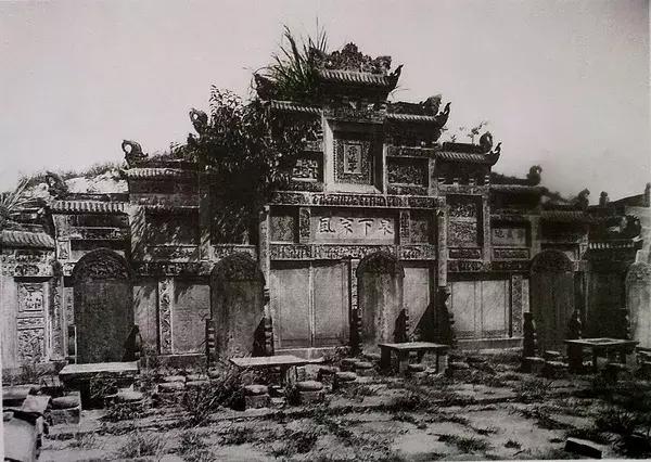 100年前中国风景建筑老照片,两亿多年前的景观