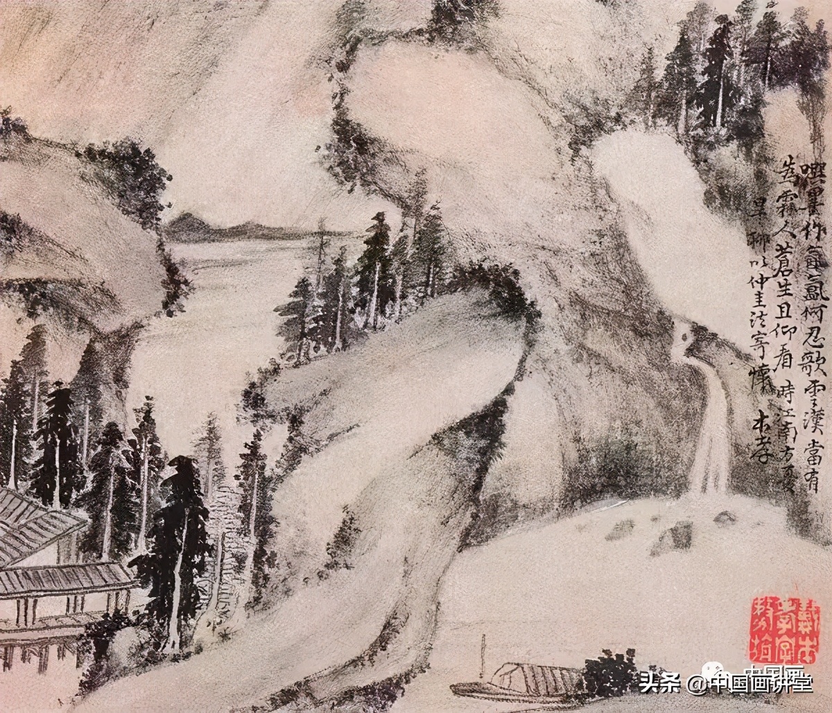 枯笔之境书法作品欣赏,书法枯笔