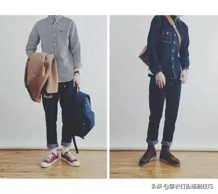 男士穿搭时尚潮流搭配九分裤,男士穿搭文艺青年又帅又会穿