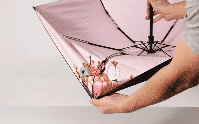 最小最方便携带的防晒伞,出门必备晴雨两用伞自动