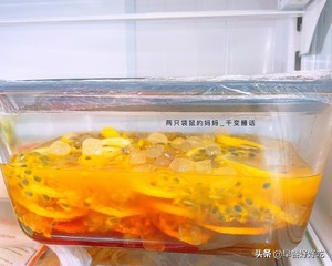 夏日开胃餐百香果柠檬蜂蜜茶,百香果柠檬茶承包你一整个夏天