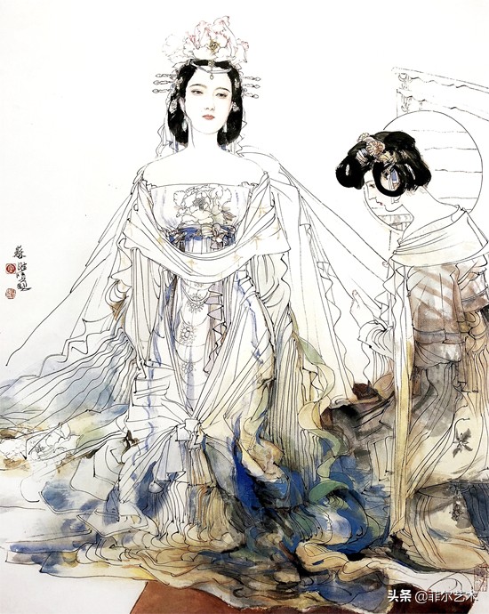 苏维贤人物画作品欣赏,苏维贤人物画艺术