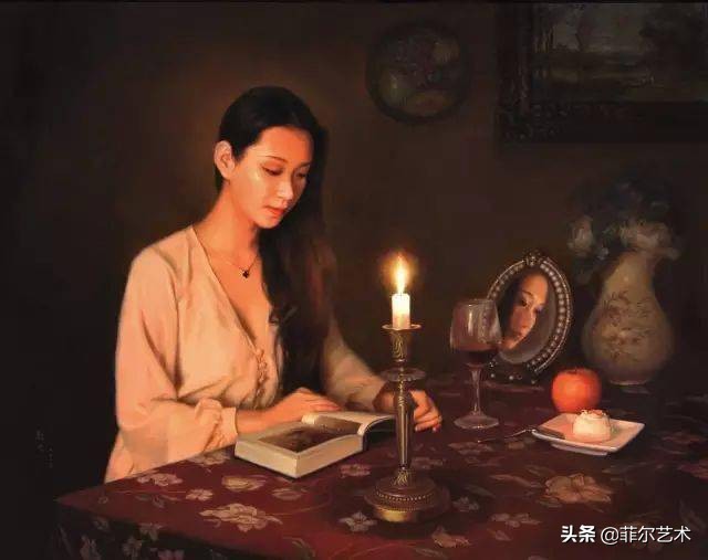 油画人物写实油画,玫瑰花油画写实油画