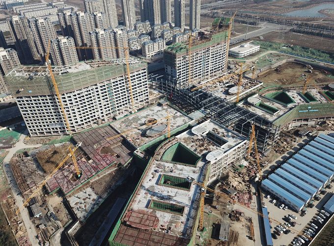 许昌市中心医院新院区绿化,许昌市中心医院新院区指示图