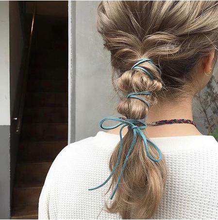 马尾简单一点,马尾简单又好看扎法视频