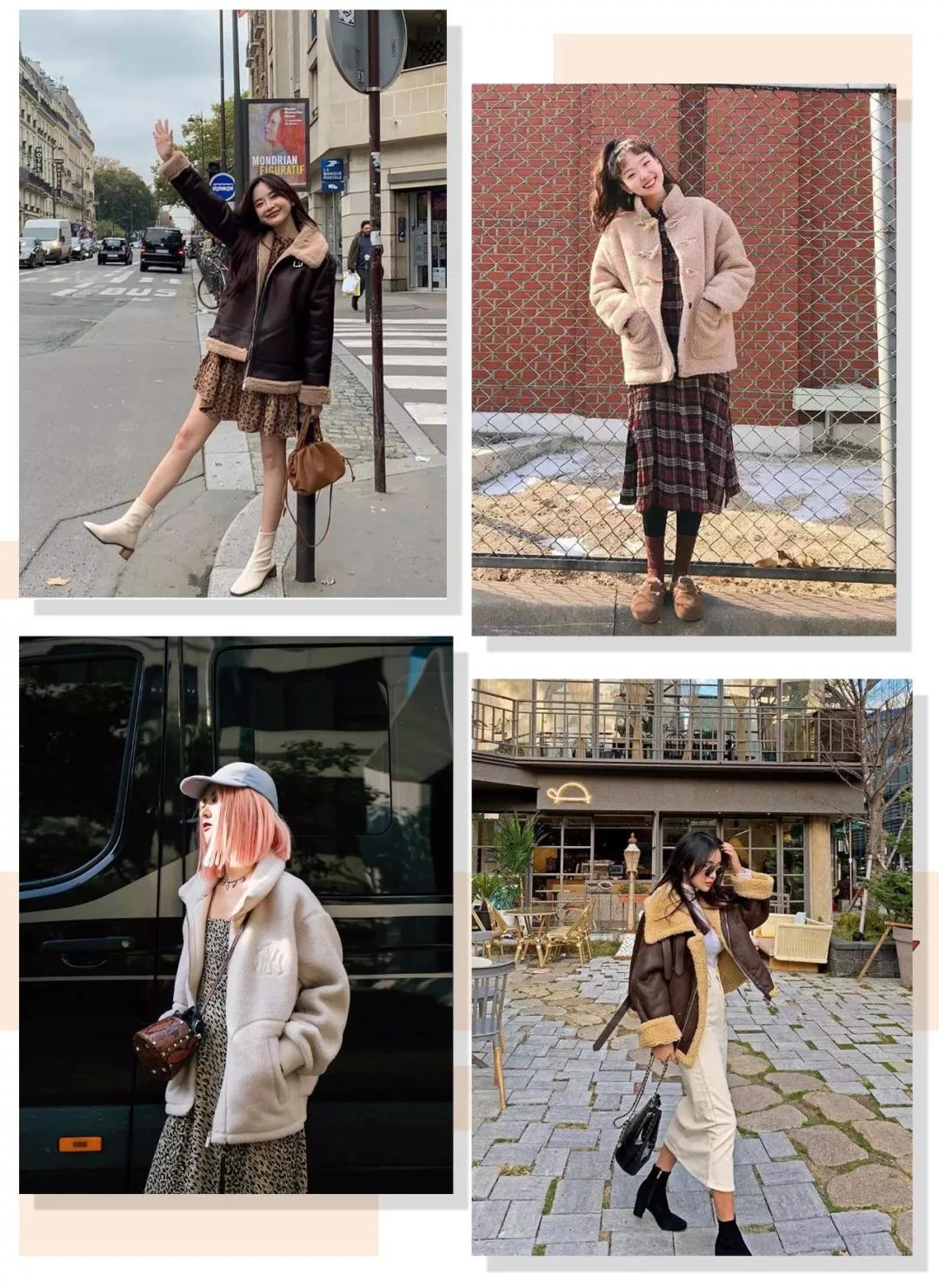 春天几月适合穿羊羔毛外套,羊羔毛外套burberry