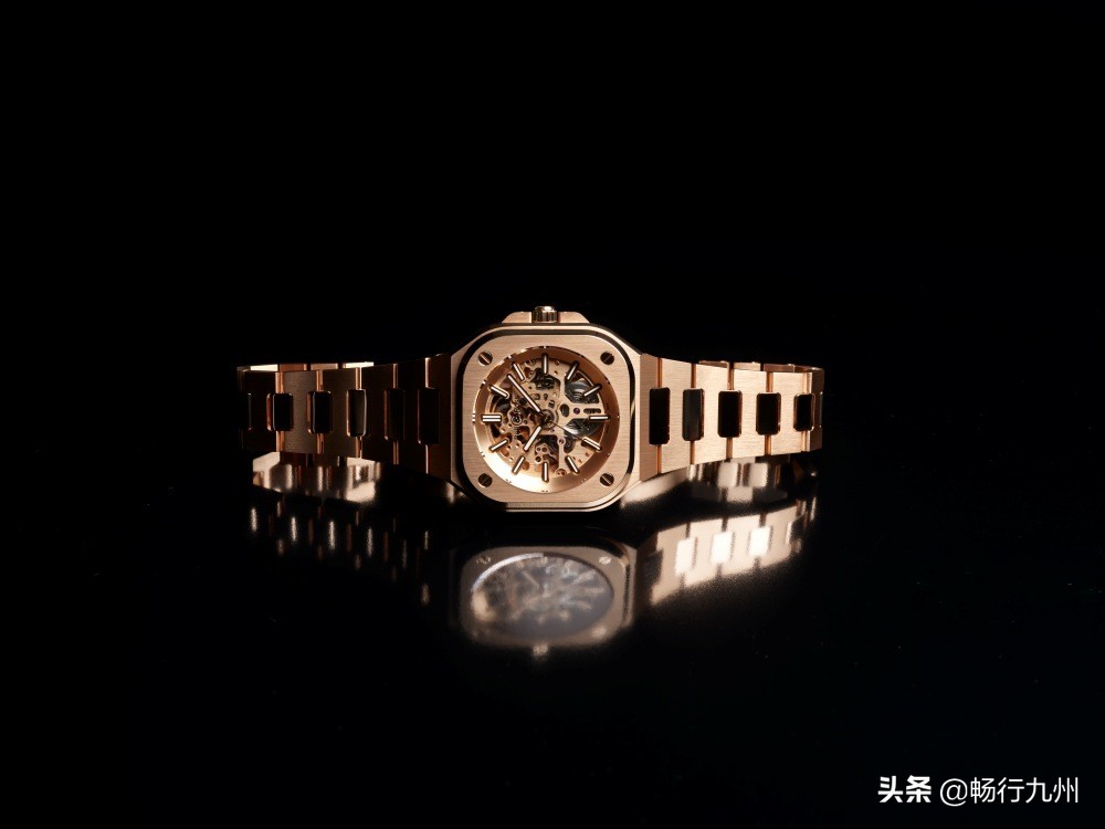 移不开目光！柏莱士BellRossBR05SKELETONGOLD全金表款