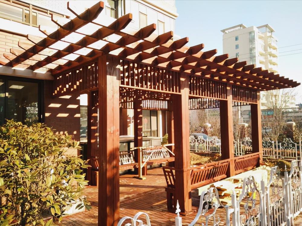 庭院花架怎样搭最便宜,院子做什么花架最好看