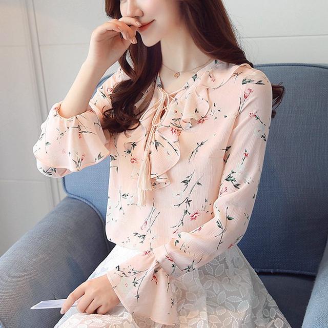 春秋款蝴蝶结雪纺衫网红款,今年很流行的5款蝴蝶结雪纺衫