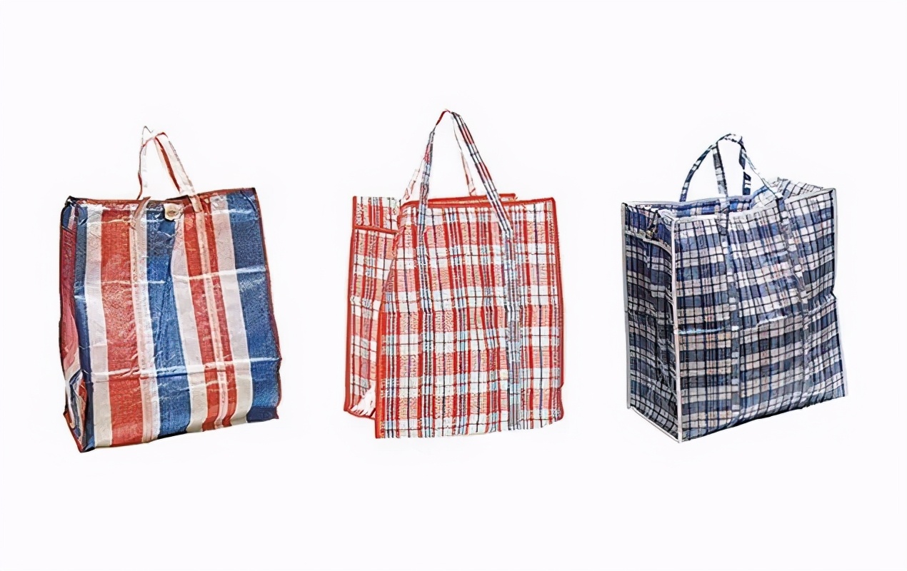 今年流行红白蓝袋,红白蓝编织袋香港