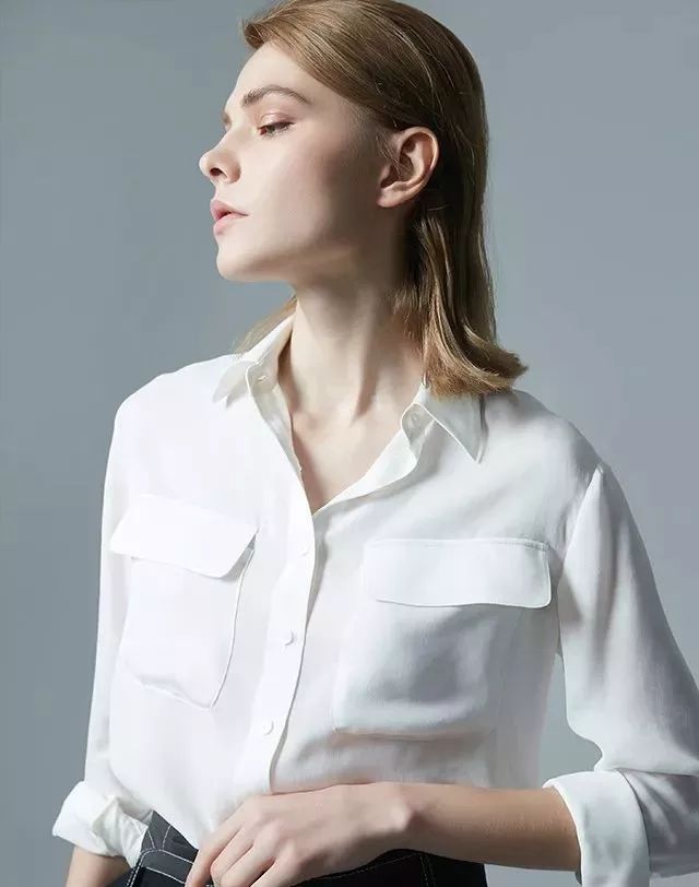 高级真丝女士衬衣图片,轻奢高级感真丝衬衣