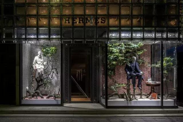 2016年成都爱马仕橱窗,爱马仕东京银座橱窗设计