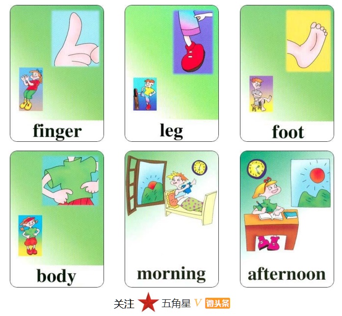 小学三年级英语单词识图卡,少儿英语看图片学单词工具篇