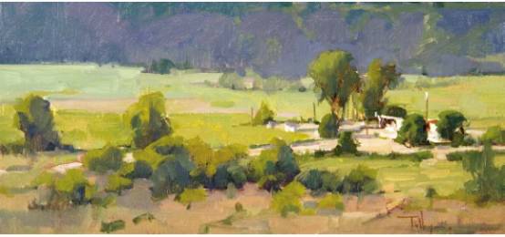 固体水彩画教程风景画,怎样画山水风景画教程