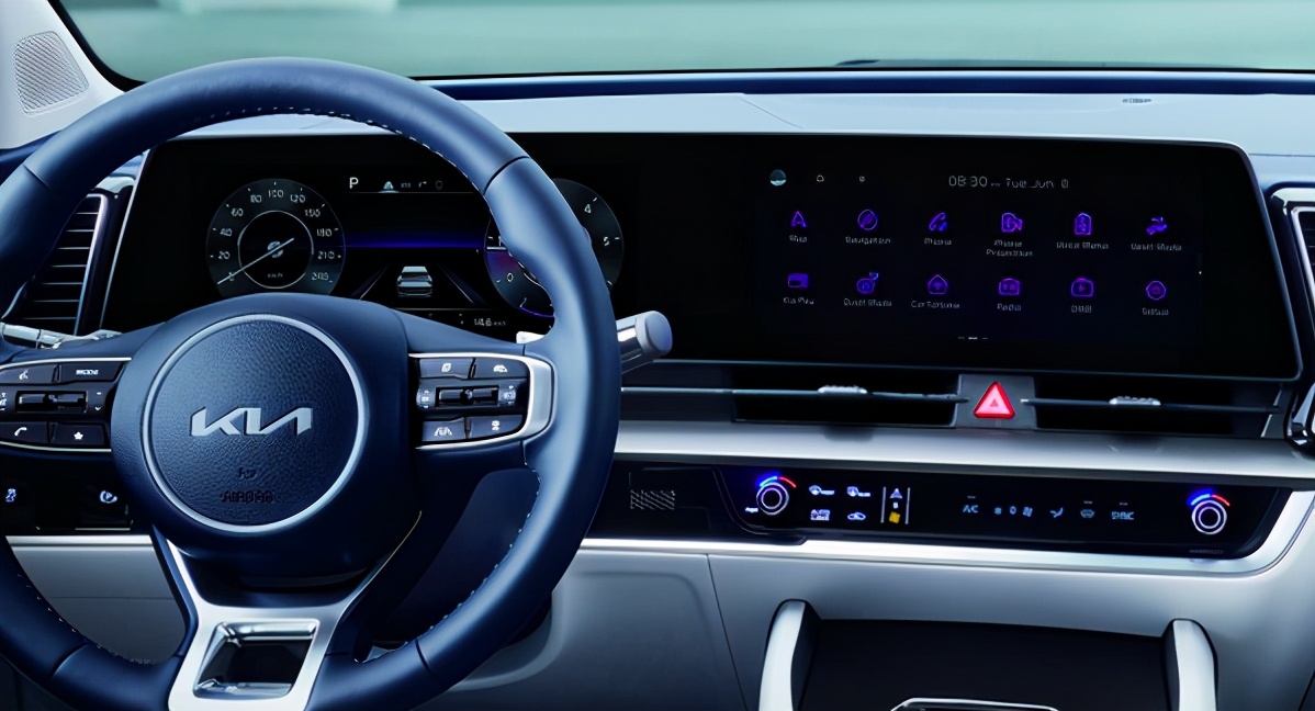 全新起亚狮跑视频,全新起亚狮跑普通版内饰