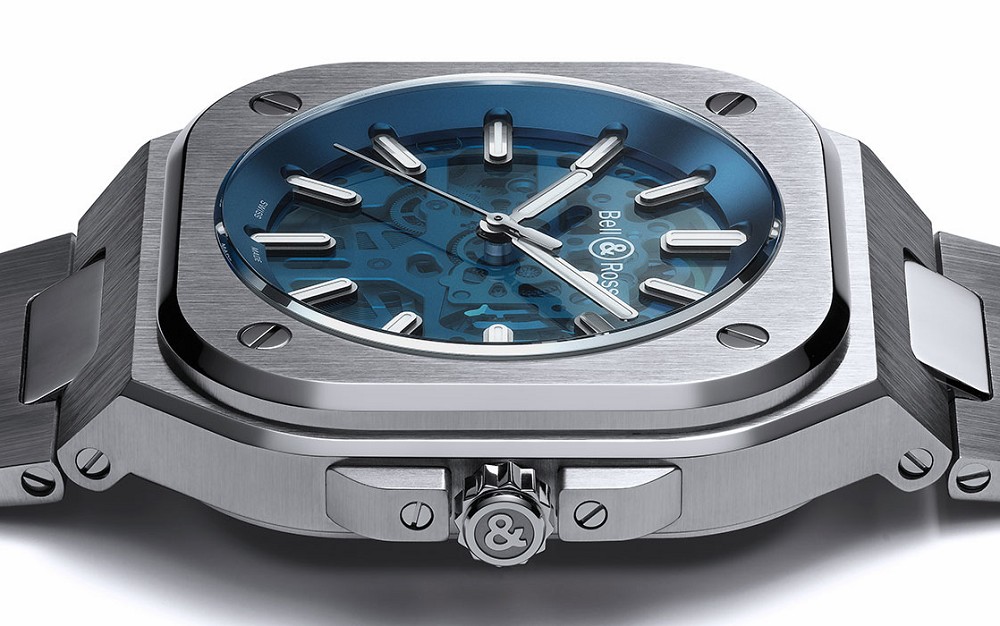 『新表』BellRoss推出BR05SkeletonBlue蓝色镂空腕表
