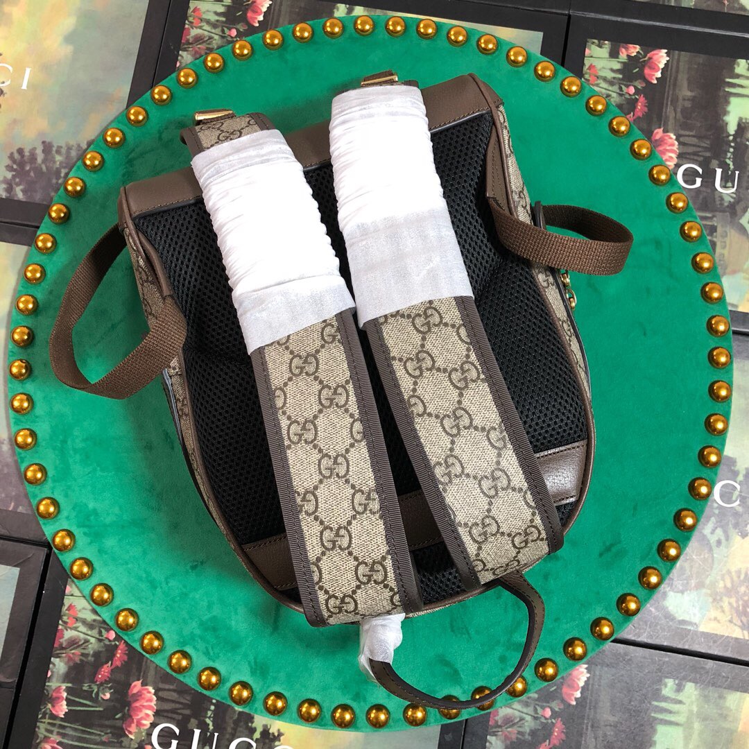 古驰最新款的双肩包,gucci古驰经典条纹帆布双肩包