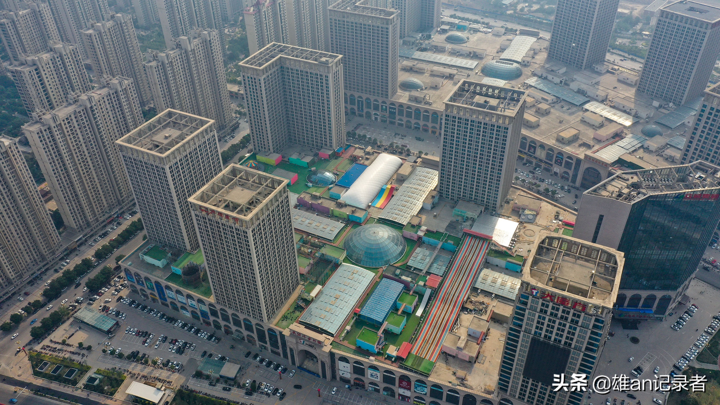 石家庄空中花园游乐场,石家庄一小区高空抛物