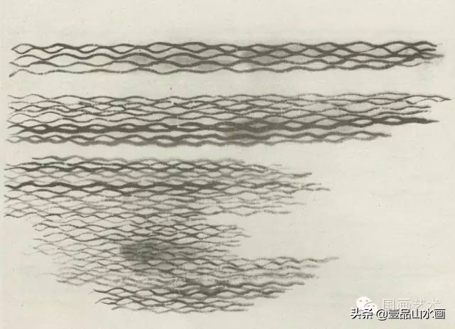 陆俨少画水视频,陆俨少画水