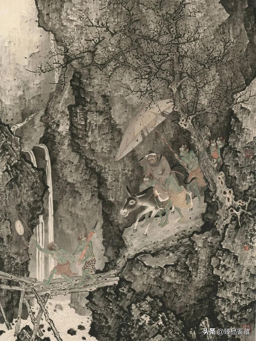 方严讲中国画构图,方严中国画研习班