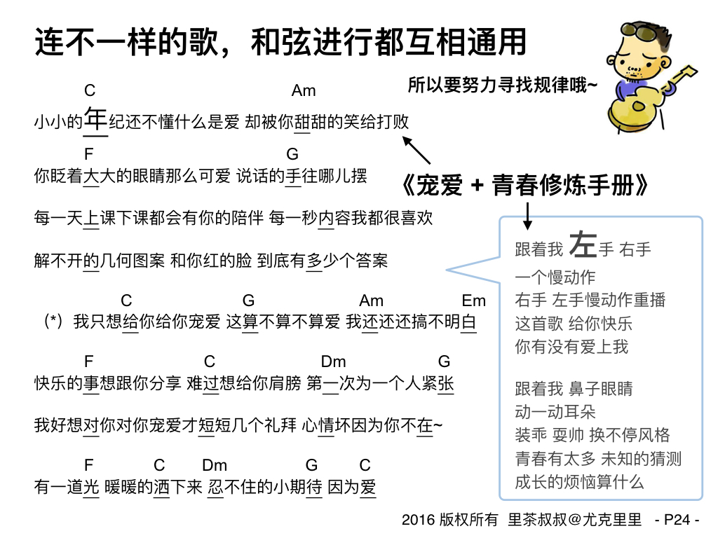 尤克里里茶叔叔教学,尤克里里轻松入门pdf