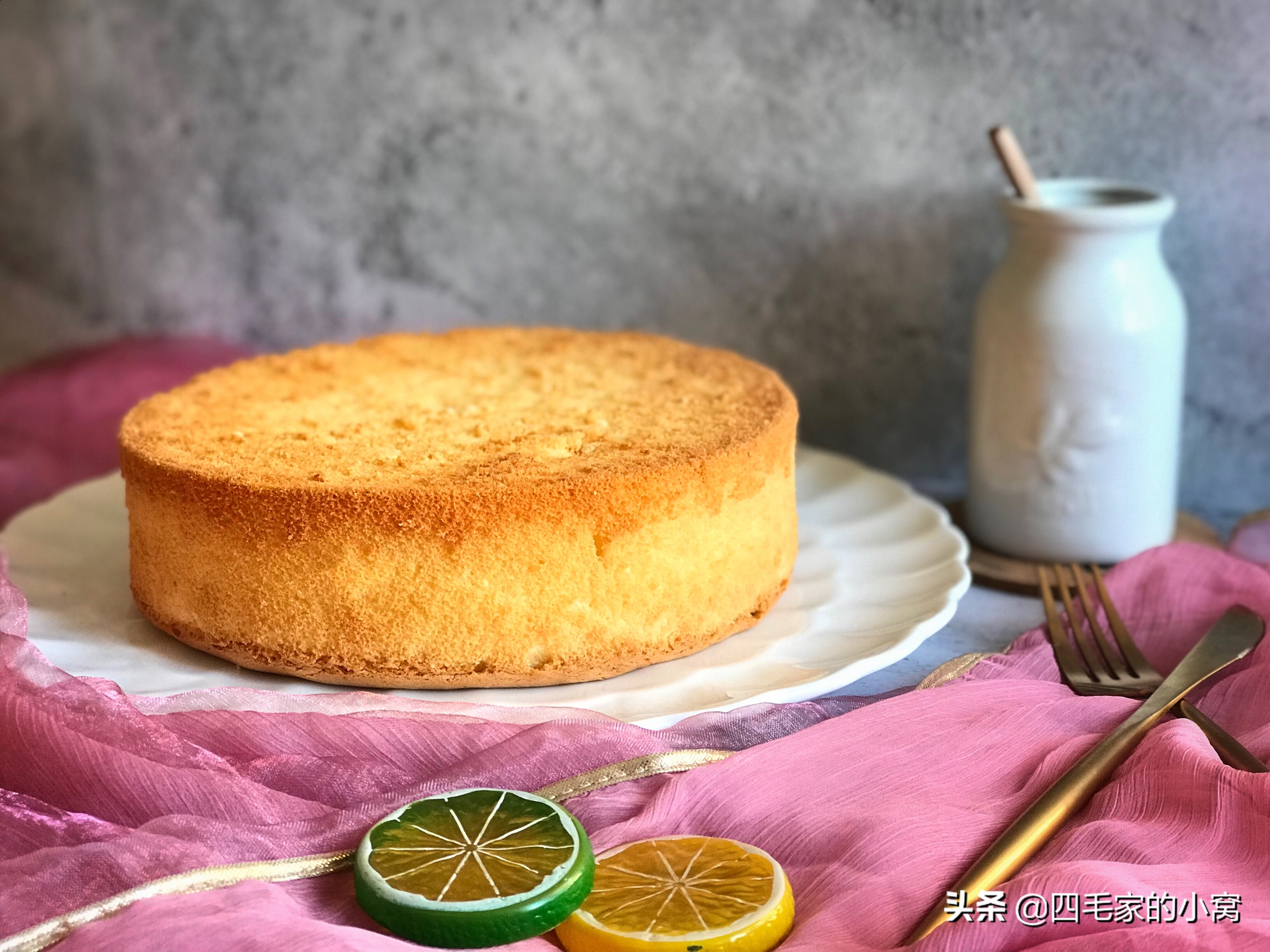 初学者奶油打发蛋糕做法教程,易打发的奶油蛋糕