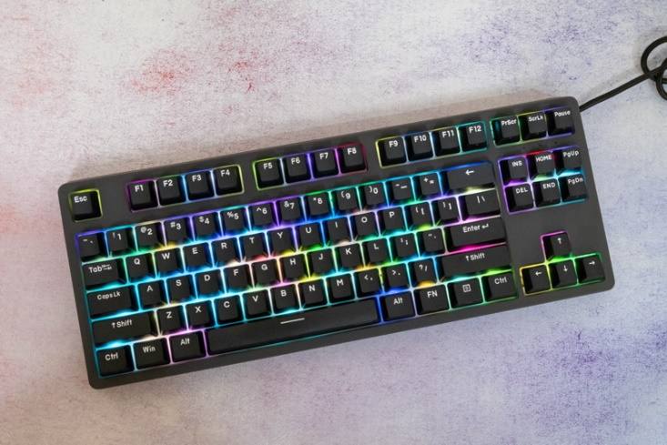 特别的数字键盘，小身板大功能，HEXCORE安妮87键RGB机械键盘体验